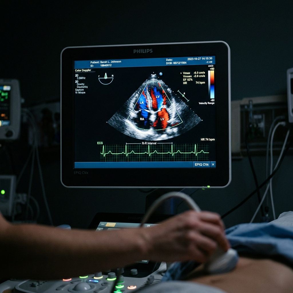 Echocardiography (Echo) and ECG at Girishsekhar Sono Scan Center