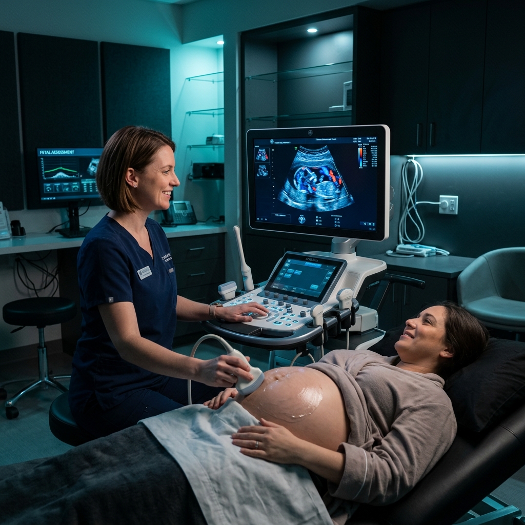 Advanced Ultrasound and Doppler Scanning Equipment at Girishsekhar Sono Scan Center